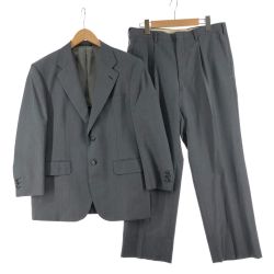 〇〇 GINZA yamagataya メンズ スーツ ストライプ オーダーメイド グレー Bランク