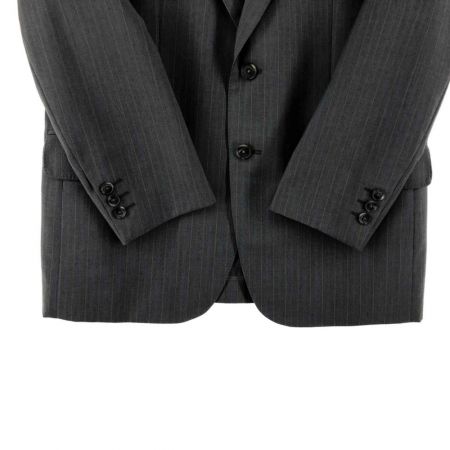  GINZA yamagataya メンズ スーツ ストライプ オーダーメイド グレー