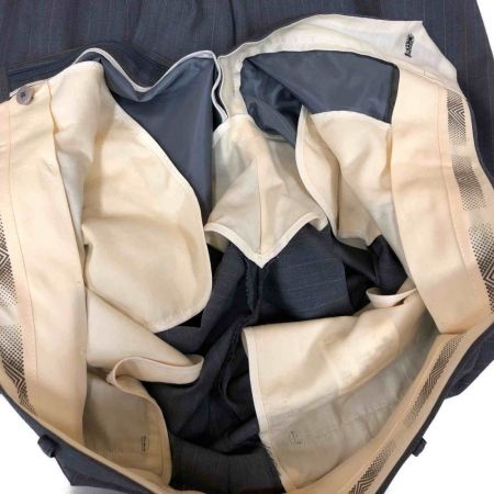  GINZA yamagataya メンズ スーツ ストライプ オーダーメイド グレー