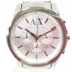 〇〇 ARMANI EXCHANGE 腕時計 AX2058 シルバー Bランク