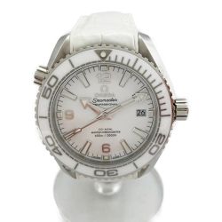 〇〇 OMEGA オメガ シーマスター プラネットオーシャン 600M CO-AXIAL 42 MM 232.32.42.21.04.001 ホワイト x シルバー Bランク