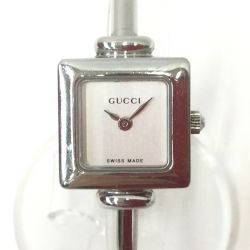 〇〇 GUCCI グッチ 腕時計  1900L シルバー x ホワイト Bランク