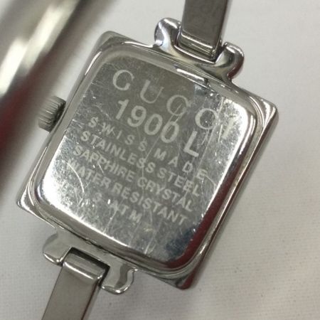  GUCCI グッチ 腕時計  1900L シルバー x ホワイト