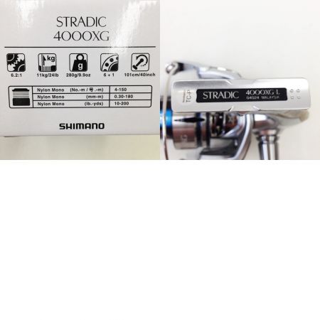  SHIMANO シマノ 19ストラディック STRADIC スピニングリール STRADIC 4000XG-L シルバー