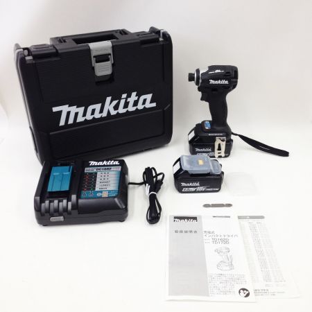  MAKITA マキタ 充電式インパクトドライバ TD172DRGX ブラック 未使用品