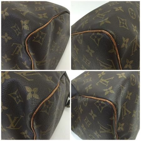  LOUIS VUITTON ルイヴィトン モノグラム スピーディー30 ハンドバッグ M41526 ブラウン