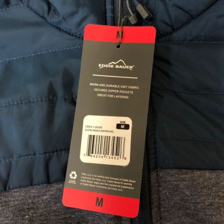  Eddie Bauer エディバウア メンズ ジャケット サイズM ブルー
