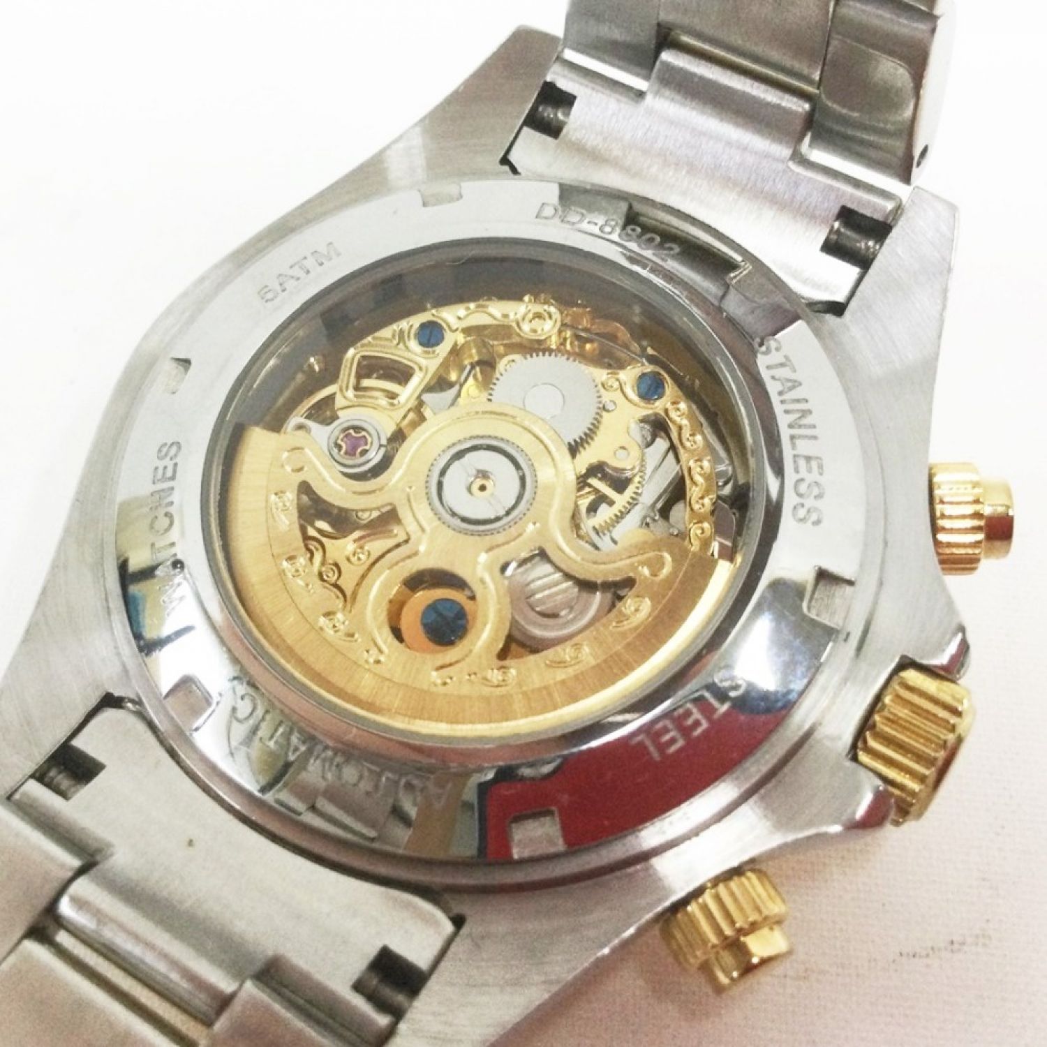 【中古】 ダニエルダグラス 腕時計 自動巻き DD-8802 ゴールド x ホワイト Bランク｜総合リサイクルショップ なんでもリサイクル