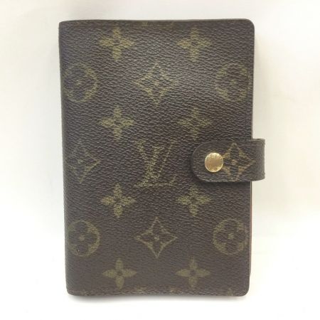  LOUIS VUITTON ルイヴィトン 手帳カバー アジェンダPM R20005 ブラウン CA0997