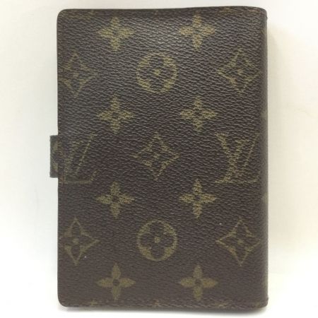  LOUIS VUITTON ルイヴィトン 手帳カバー アジェンダPM R20005 ブラウン CA0997