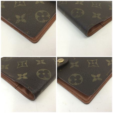  LOUIS VUITTON ルイヴィトン 手帳カバー アジェンダPM R20005 ブラウン CA0997
