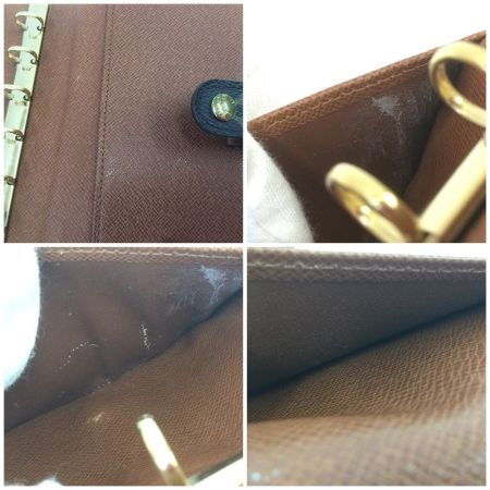  LOUIS VUITTON ルイヴィトン 手帳カバー アジェンダPM R20005 ブラウン CA0997