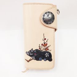 〇〇 かざん 花山 干支　財布　長財布　ウォレット 和柄 Aランク