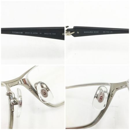  SAMURAI SHO サングラス SS-T22 シルバー x ブラック