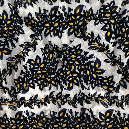  Leilian レリアン レディース チュニック リーフ柄 サイズ11 ホワイト