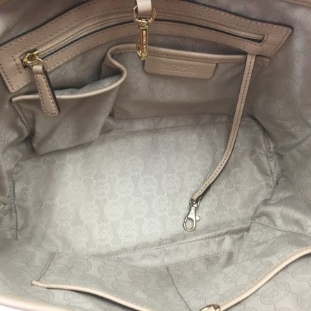 中古】 MICHAEL KORS マイケルコース トートバッグ ゼブラ柄 ベージュ