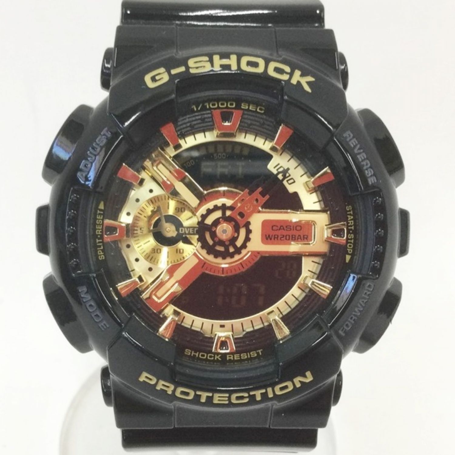 中古】 CASIO カシオ 腕時計 G-SHOCK GA-110GB ブラック Aランク｜総合