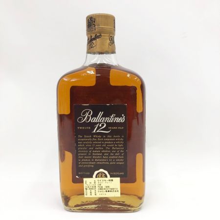  Ballantine's バランタイン ウィスキー スコッチ　750ml 古酒 未開栓