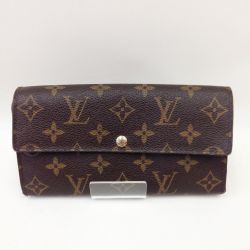 〇〇 LOUIS VUITTON ルイヴィトン 長財布  モノグラム ポルトフォイユ・サラ  M61734 ブラウン Cランク