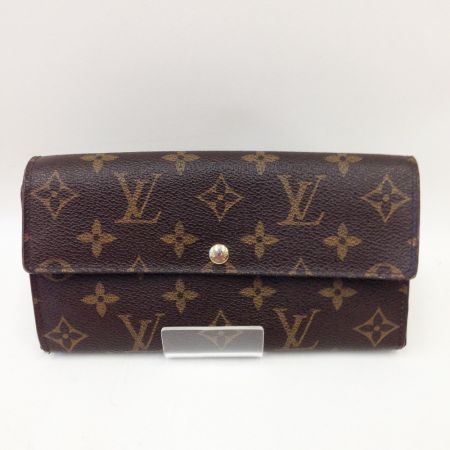  LOUIS VUITTON ルイヴィトン 長財布  モノグラム ポルトフォイユ・サラ  M61734 ブラウン