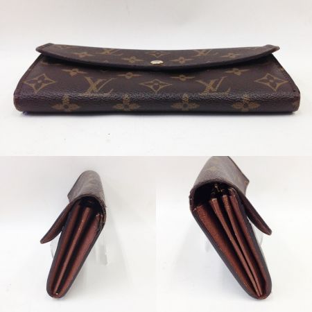  LOUIS VUITTON ルイヴィトン 長財布  モノグラム ポルトフォイユ・サラ  M61734 ブラウン