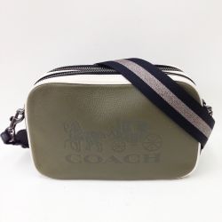 〇〇 COACH コーチ ショルダーバッグ 3041 オリーブ Aランク