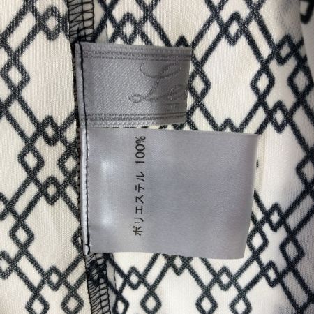  Leilian レリアン レディース カットソー サイズ13+ ホワイト×ブラック