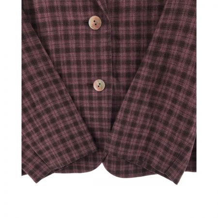  Leilian レリアン レディース ジャケット サイズ13+ あずき色