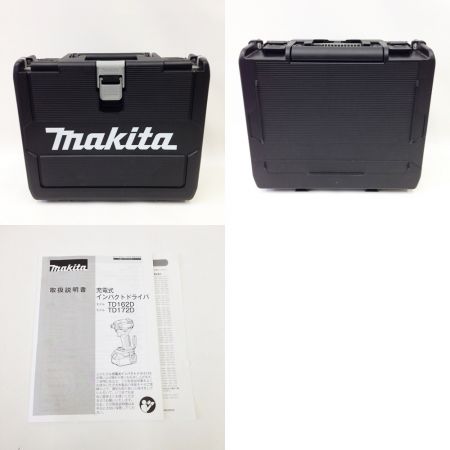  MAKITA マキタ インパクトドライバ TD172DRGX ブラック