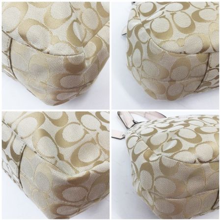  COACH コーチ ショルダーバッグ F17094 ピンク x ベージュ　