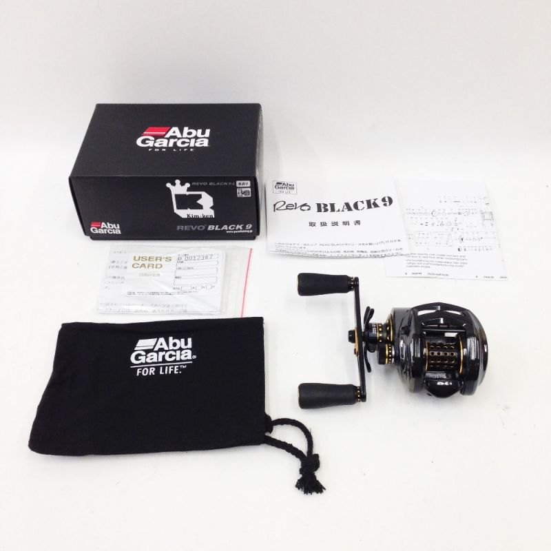 中古】 Abu Garcia アブガルシア ベイトリール REVO BLACK9-L ブラック