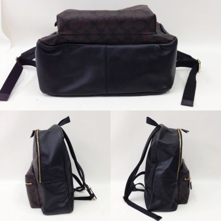  COACH コーチ シグネチャー バックパック リュックサック F58314 ブラウン