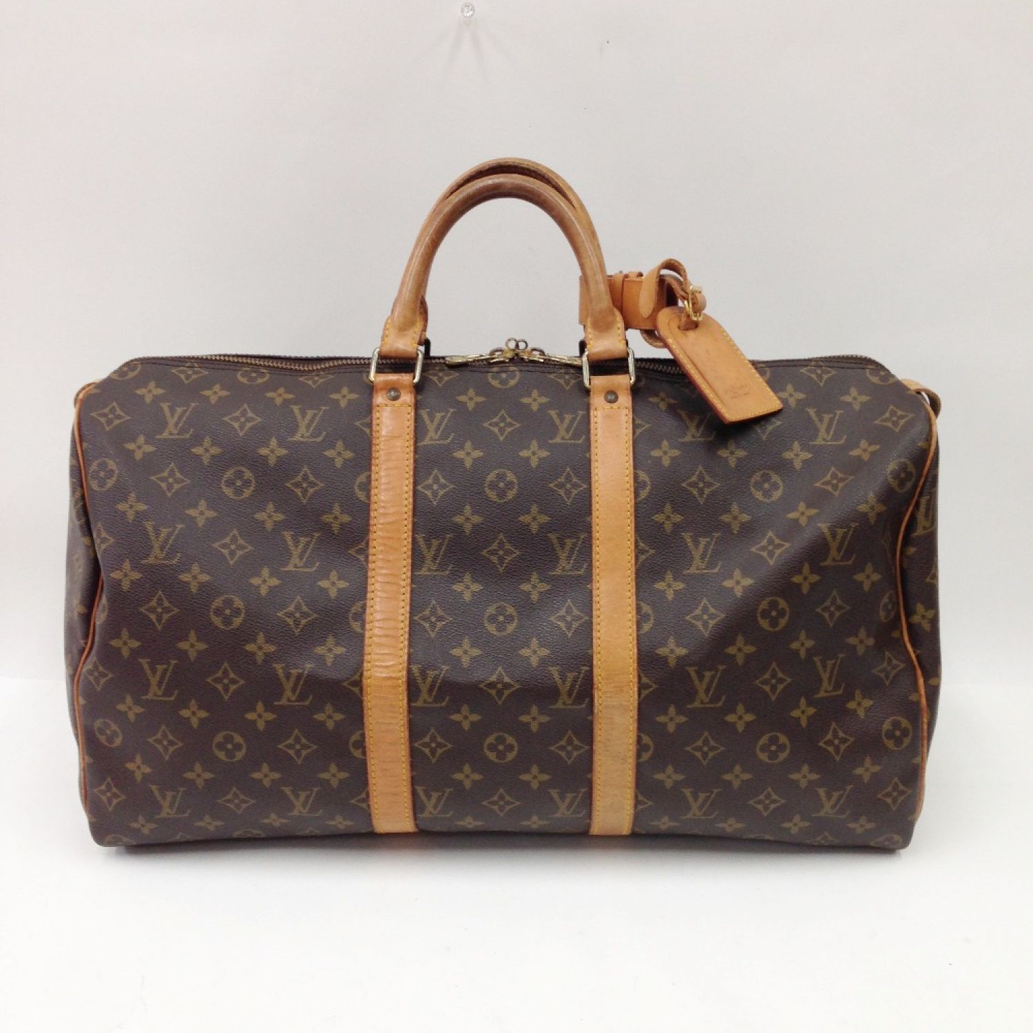 中古】 LOUIS VUITTON ルイヴィトン モノグラム キーポル 50 ボストン