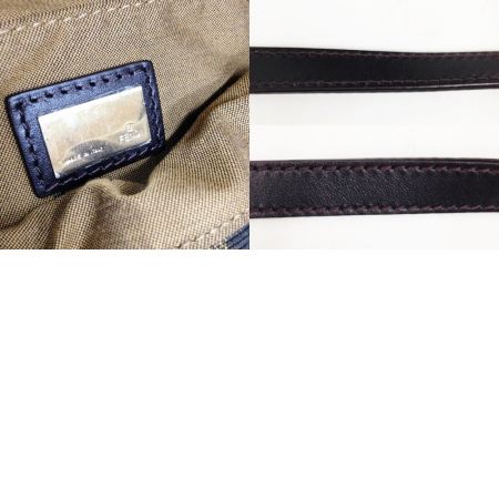  FENDI フェンディ ズッカ セミショルダーバッグ ワンショルダー チャーム付 ブラウン