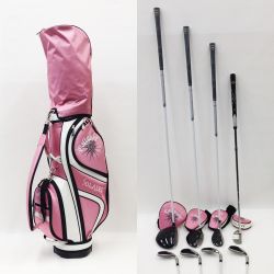 〇〇 Callaway Golf キャロウェイゴルフ ソレイユ SOLAIRE 1.5.6H7.9.P.S.パター 8本セット キャィバッグ付デ ピンク Bランク