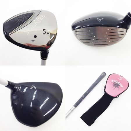  Callaway Golf キャロウェイゴルフ ソレイユ SOLAIRE 1.5.6H7.9.P.S.パター 8本セット キャィバッグ付デ ピンク