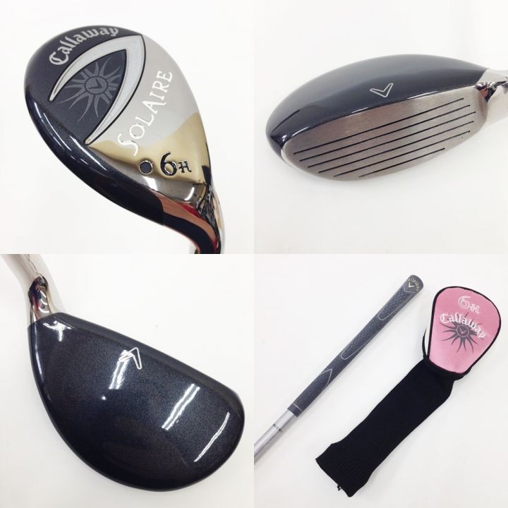 Callaway Golf キャロウェイゴルフ ソレイユ SOLAIRE 1.5.6H7.9.P.S.パター 8本セット キャィバッグ付デ  ピンク｜中古｜なんでもリサイクルビッグバン