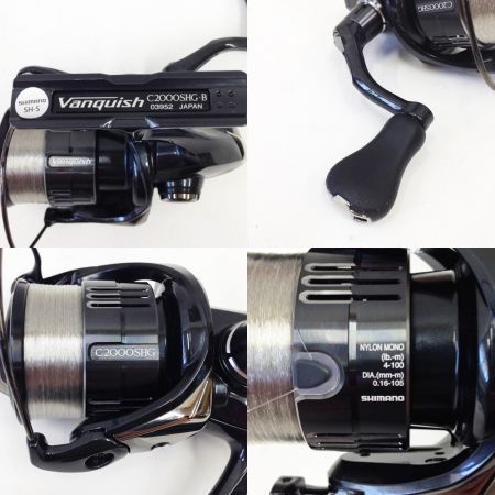  SHIMANO シマノ Vanquish ヴァンキッシュ C2000SHG スピニングリール 03952 ブラック