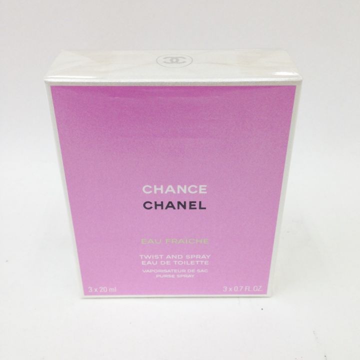 CHANEL シャネル チャンス オー フレッシュ ツィスト&スプレイ 20ml×3本 ギフトボックス付｜中古｜なんでもリサイクルビッグバン