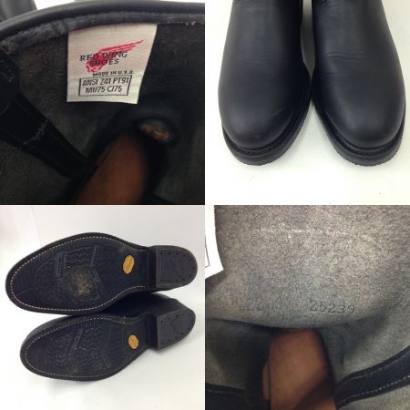  RED WING レッドウィング エンジニアブーツ 　27ｃｍ ANSI Z41 PT91 ブラック