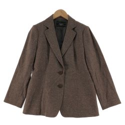 〇〇 Leilian レリアン レディース ジャケット サイズ9 チャコールグレー Bランク