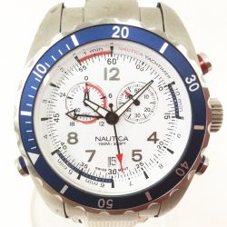 〇〇 NAUTICA ノーティカ 腕時計 Ａ29502 ホワイト Bランク