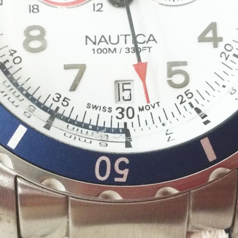 中古】 NAUTICA ノーティカ 腕時計 Ａ29502 ホワイト｜総合リサイクル ...