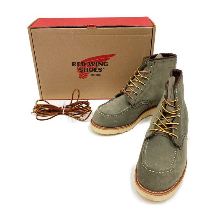 RED WING レッドウィング NIGEL CABOURN ナイジェルケーボン別注 スエード メンズ 26cm 8139 オリーブ  未使用｜中古｜なんでもリサイクルビッグバン