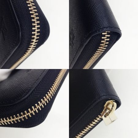  Paul Smith ポールスミス ポールドローイング　ラウンドファスナー財布 ブラック