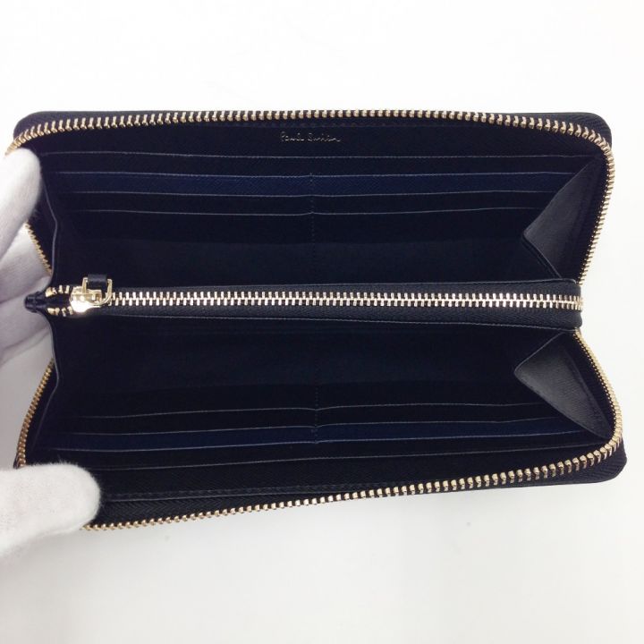 Paul Smith ポールスミス ポールドローイング ラウンドファスナー財布