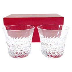 〇〇 Baccarat バカラ グローリア ロックグラス クリスタル グラス 現状渡し Bランク