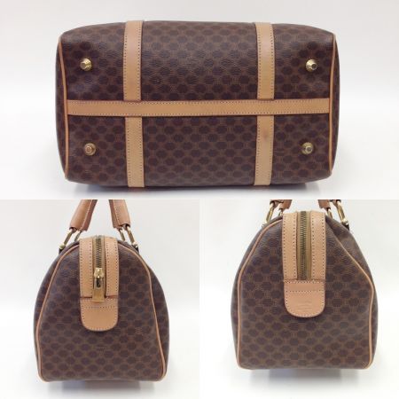  CELINE セリーヌ マカダム柄 ミニボストン ハンドバッグ ヴィンテージ