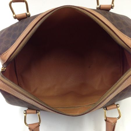  CELINE セリーヌ マカダム柄 ミニボストン ハンドバッグ ヴィンテージ