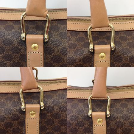  CELINE セリーヌ マカダム柄 ミニボストン ハンドバッグ ヴィンテージ